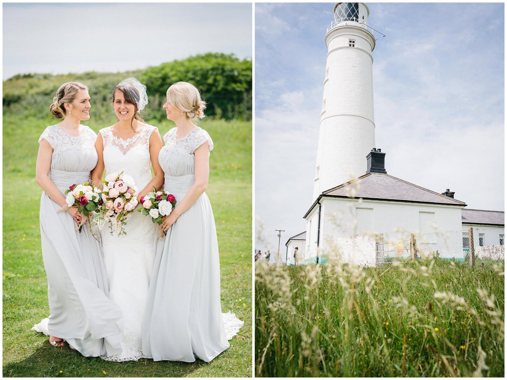 Nash Point lighthouse wedding photographer