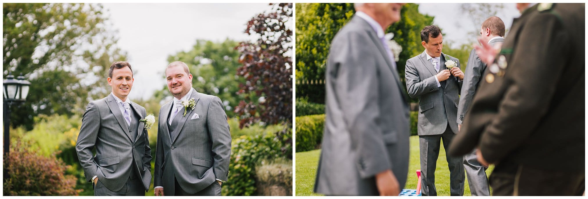 grooms getting ready wedding photographer south wales