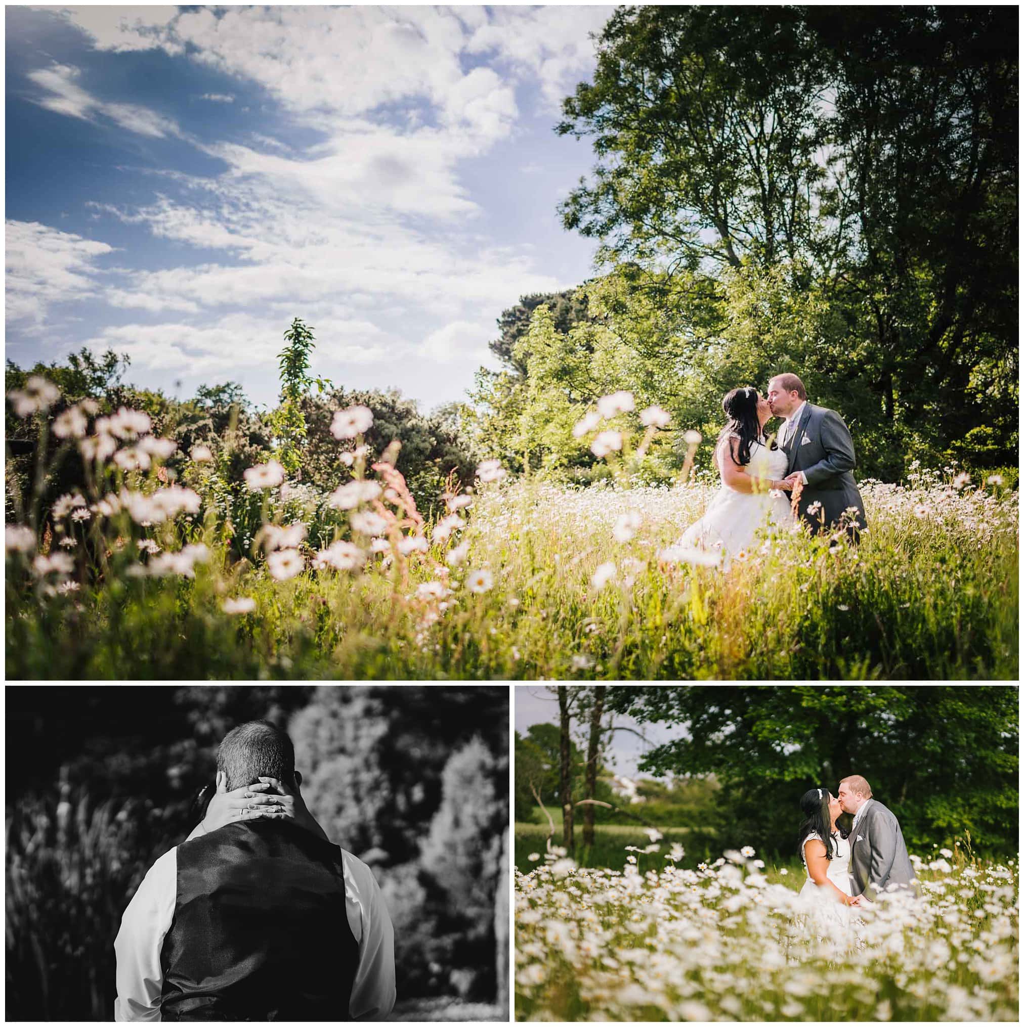 bride and groom wedding photographer south wales