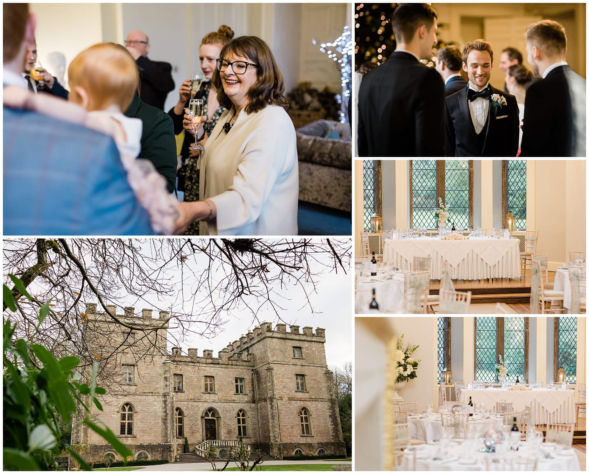 wedding day at clearwell castle