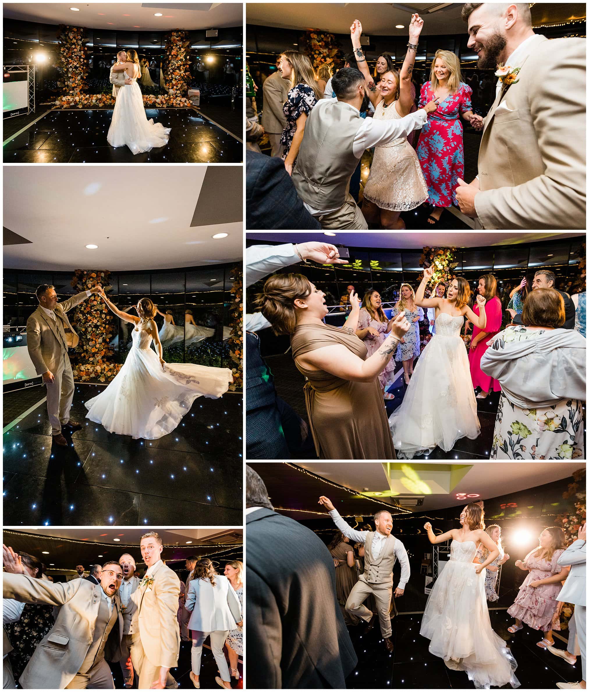 wedding dancing at fairyhill gower