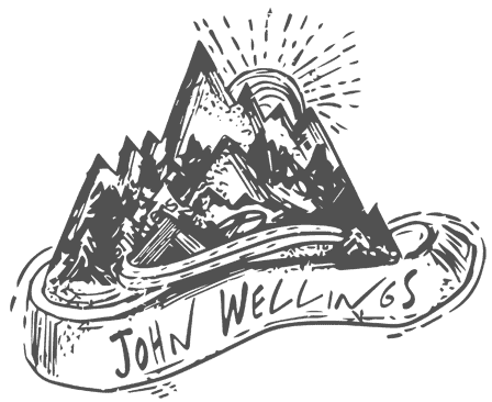 John Wellings south wales wedding photographer logo